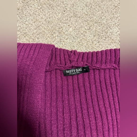 Hooded Cardigan And Knitted Sweater Vest Set - Picture 7 of 9